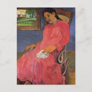 'Faaturuma (Melancholy)' - Paul Gauguin Postcard
