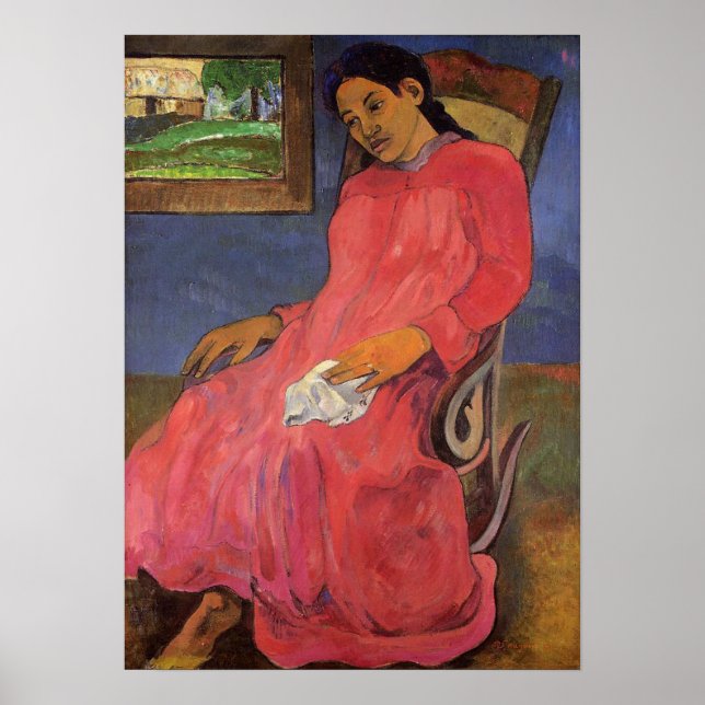 'Faaturuma (Melancholy)' - Paul Gauguin Print (Front)