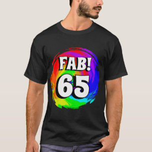 Fab! 65 ColorfulHeat Wave Swirl Birthday Party T-Shirt