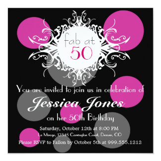 Turning 50 Invitations & Announcements | Zazzle