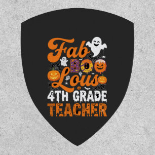 Fab-BOO-Lous 4th Grade Teacher Halloween Patch