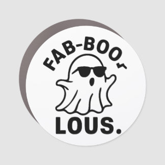 FAB-BOO-LOUS CAR MAGNET