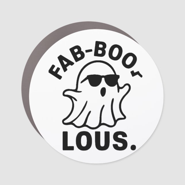 FAB-BOO-LOUS CAR MAGNET (Front)