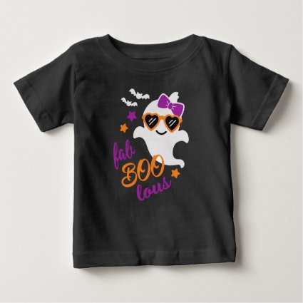 Fab Boo Lous Halloween Ghost Baby T-Shirt