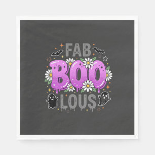 Fab Boo Lous Halloween Ghost Design_1 Napkins