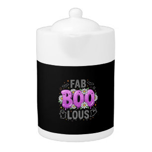 Fab Boo Lous Halloween Ghost Design_1 Teapot