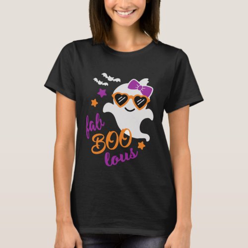 Fab Boo Lous Halloween Ghost T_Shirt