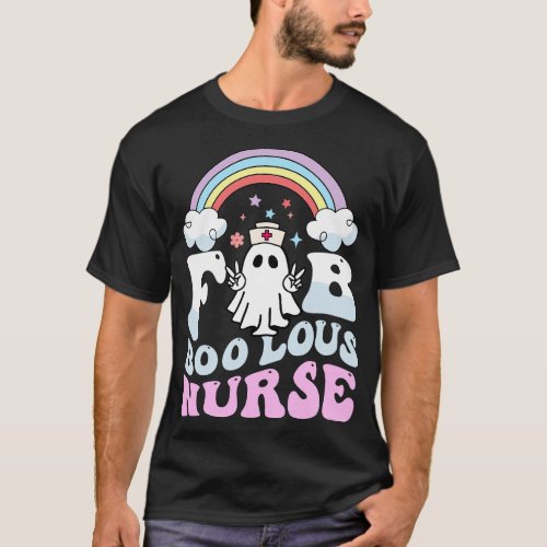 Fab Boo Lous Nurse T_Shirt