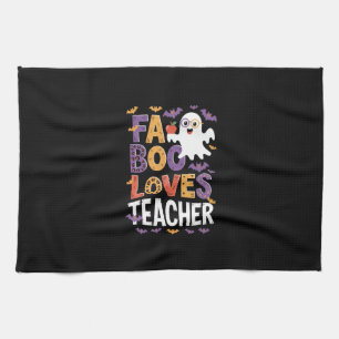 Fab Boo Lous Retro Halloween Kitchen Towel