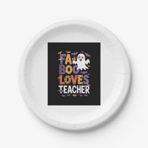 Fab Boo Lous Retro Halloween Paper Plates
