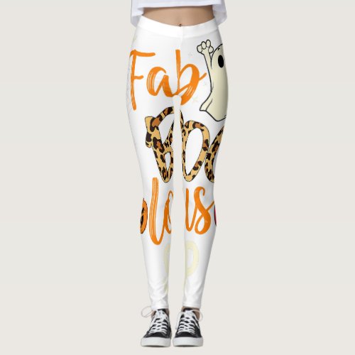 Fab Boo Lous SLP Leopard Spooky Halloween Costume  Leggings