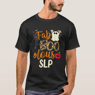 Fab Boo Lous SLP Leopard Spooky Halloween Costume  T-Shirt