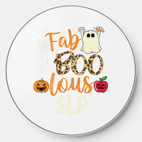 Fab Boo Lous SLP Leopard Spooky Halloween Costume  Wireless Charger