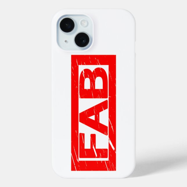 Fab Stamp Case-Mate iPhone Case (Back)