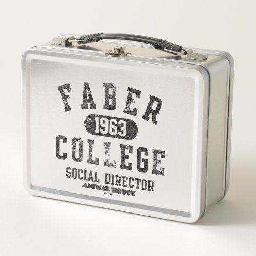 Faber College Social Director Metal Lunch Box