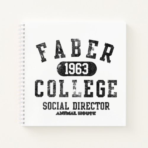 Faber College Social Director Notebook