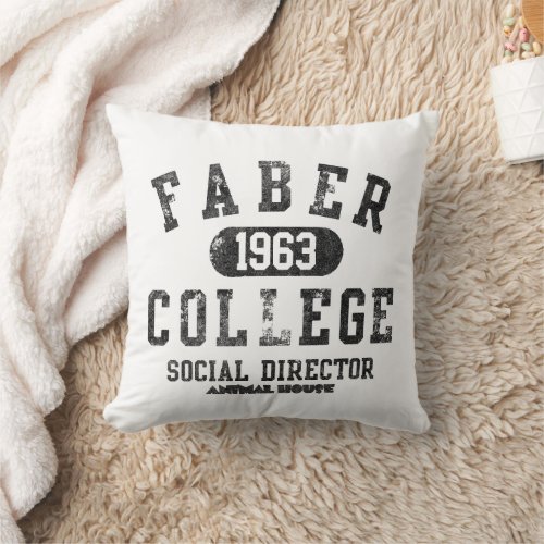 Faber College Social Director Throw Pillow