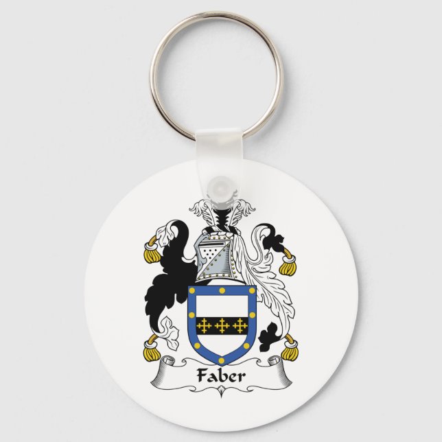 Faber Family Crest Keychain (Front)