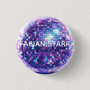 Fabian Starr DISCO BALL Button