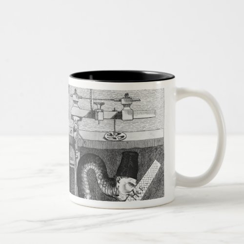 Fable of the Snake and the Files Two_Tone Coffee Mug