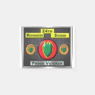 Fabled 24th Mechanized Infantry Division Post-it Notes