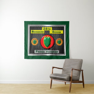 Fabled 24th Mechanized Infantry Division Tapestry