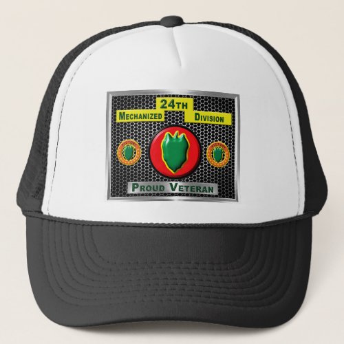 Fabled 24th Mechanized Infantry Division Trucker Hat