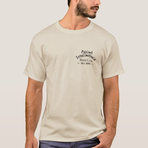 Fabled Intellectuals Book Club T_Shirt
