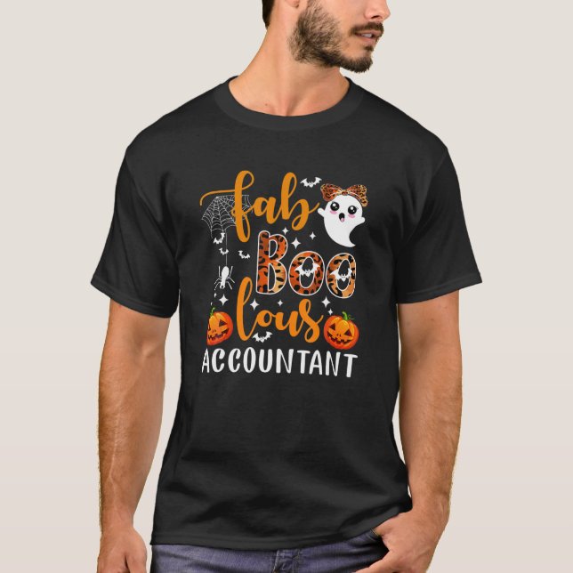 Faboolous Accountant Accounting Gift Halloween Cos T-Shirt (Front)