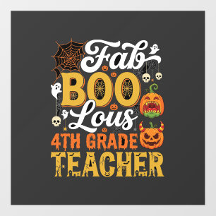 Faboolous Halloween 4th Grade Teacher Floor Decals