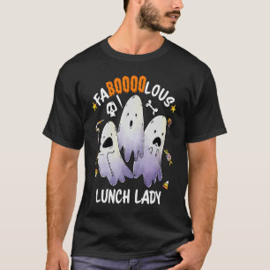 Faboolous Lunch Lady Spooky School Halloween Costu T-Shirt