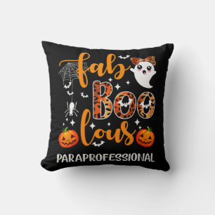 Faboolous Paraprofessional Fun Para Squad Happy Ha Throw Pillow
