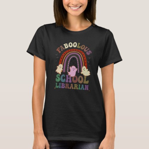 FaBOOlous SCHOOL LIBRARIAN Costume This Is My Spoo T_Shirt