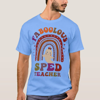 FaBOOlous SPED TEACHER Costume This Is My Spooky V T-Shirt