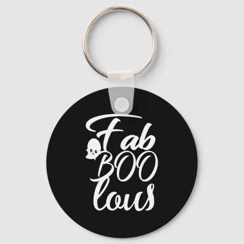 Faboolous Womens Halloween Cute Ghost Gift Keychain