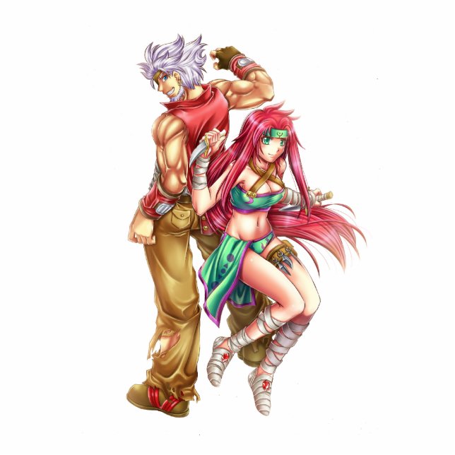 Fabraz & Nefia Sculpture (Front)