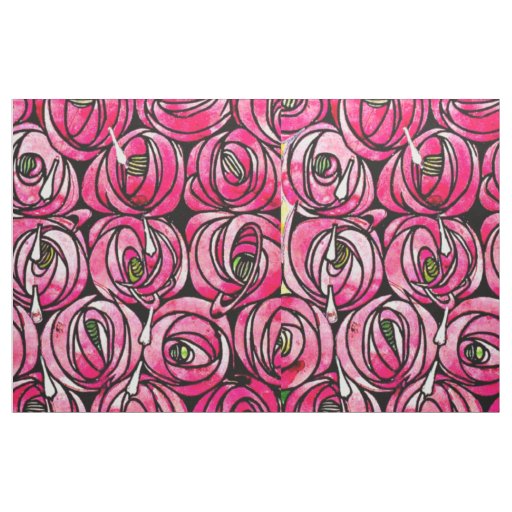Fabric-Abstract-Charles Rennie Mackintosh 1 Fabric