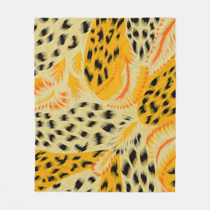 fabric abstract mixed animal skin texture backgrou fleece blanket