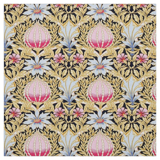 Fabric - Art Nouveau Floral Pattern (Swatch)