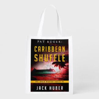 Fabric Bag- 2-sided, Pat Ruger: Caribbean Shuffle Grocery Bag