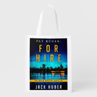 Fabric Bag- 2-sided, Pat Ruger: For Hire Grocery Bag