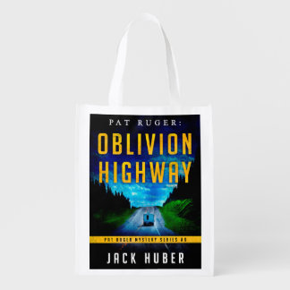 Fabric Bag- 2-sided, Pat Ruger: Oblivion Highway Grocery Bag