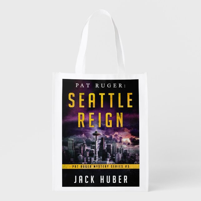 Fabric Bag- 2-sided, Pat Ruger: Seattle Reign Grocery Bag (Front)