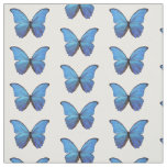 Fabric - Blue Morpho Butterflies