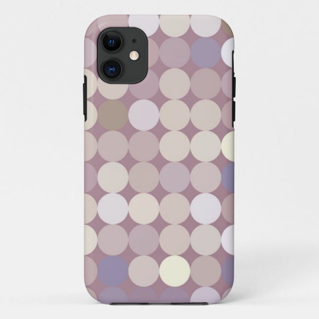 Fabric circles abstract pattern Case-Mate iPhone case (Back)