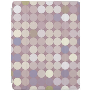Fabric circles abstract pattern iPad smart cover