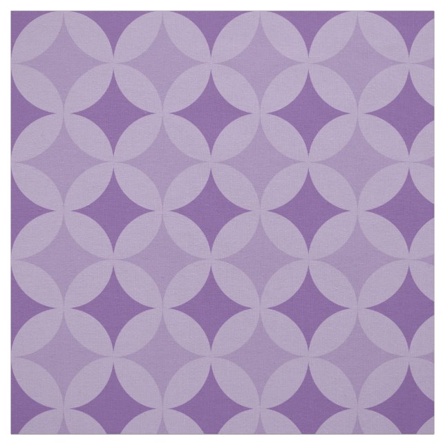 Fabric - Circles and Diamonds in Three Shades (Swatch)