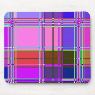 Fabric Cloth Colors Squares Mouse Pad