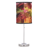 Fabric Colors Abstract Table Lamp (Back)