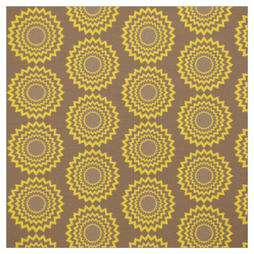 Fabric - Concentric Jagged Circles